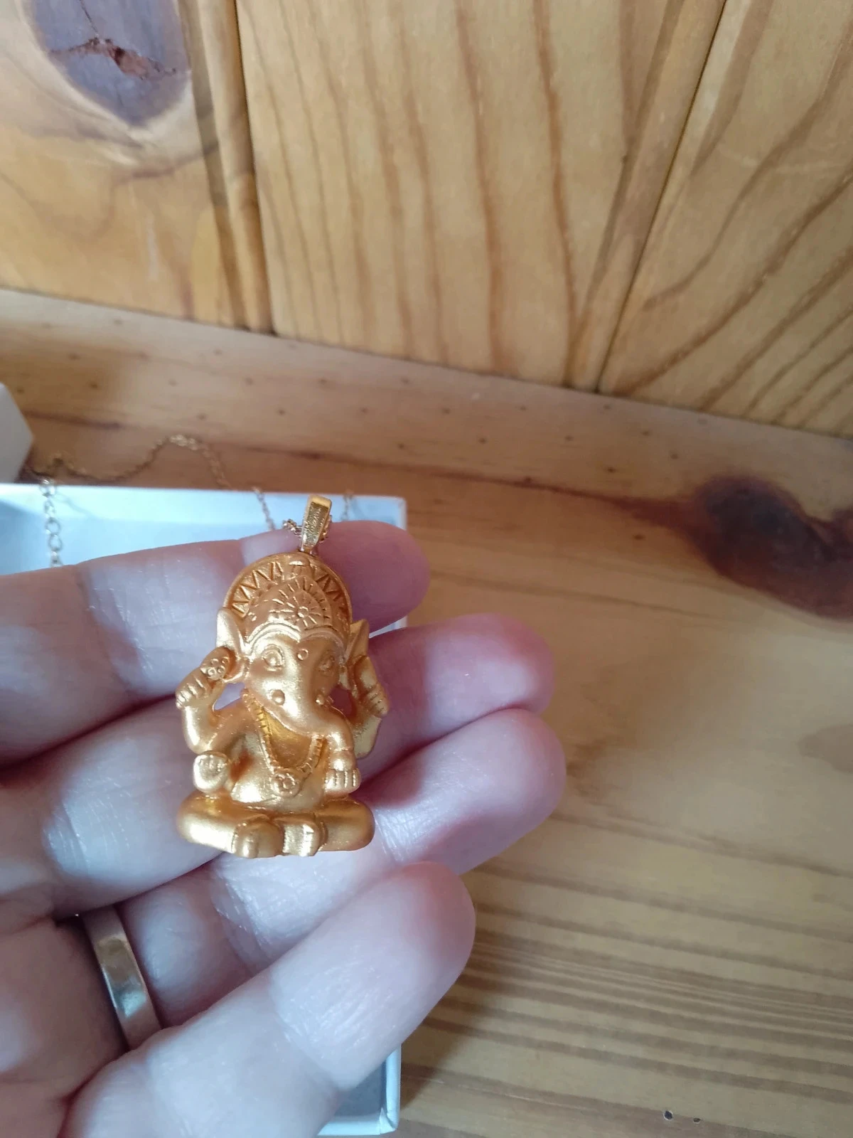 Pingente Ganesh dourado – photo 3